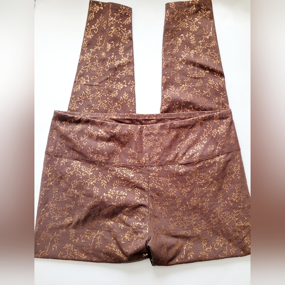 Soft Surroundings Women's Stretch Cotton High Rise Legging Ankle Coffee Bean XL - Picture 8 of 13